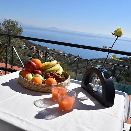 Apollo Romantic Sea View Villa Kivérion Exteriér fotografie