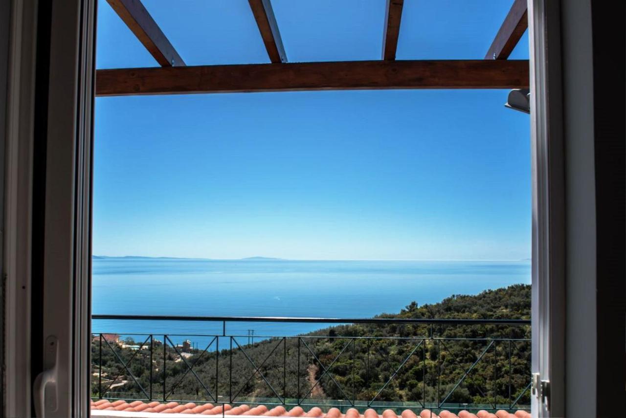 Apollo Romantic Sea View Villa Kivérion Exteriér fotografie