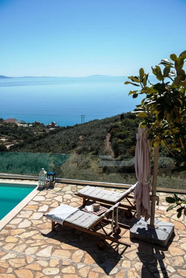 Apollo Romantic Sea View Villa Kivérion Exteriér fotografie