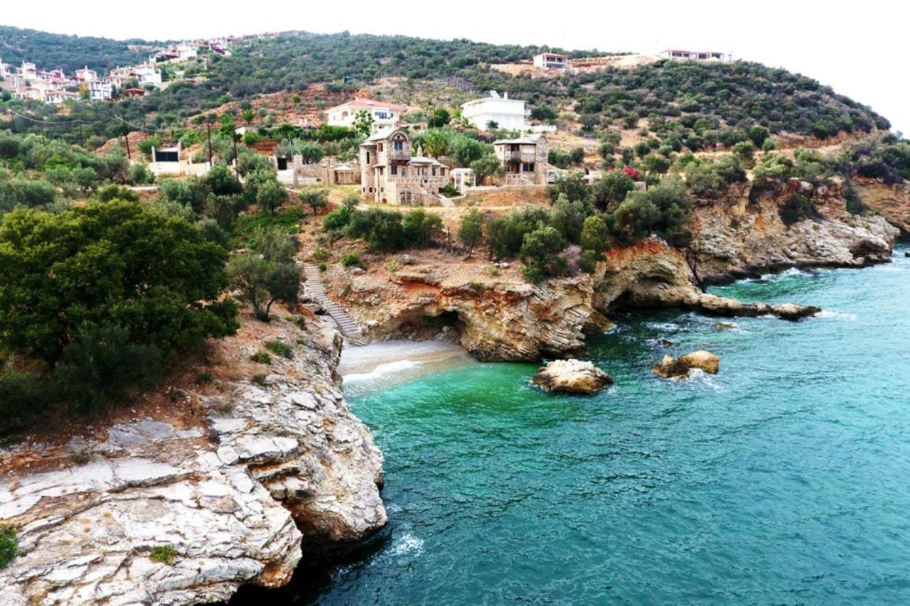 Apollo Romantic Sea View Villa Kivérion Exteriér fotografie
