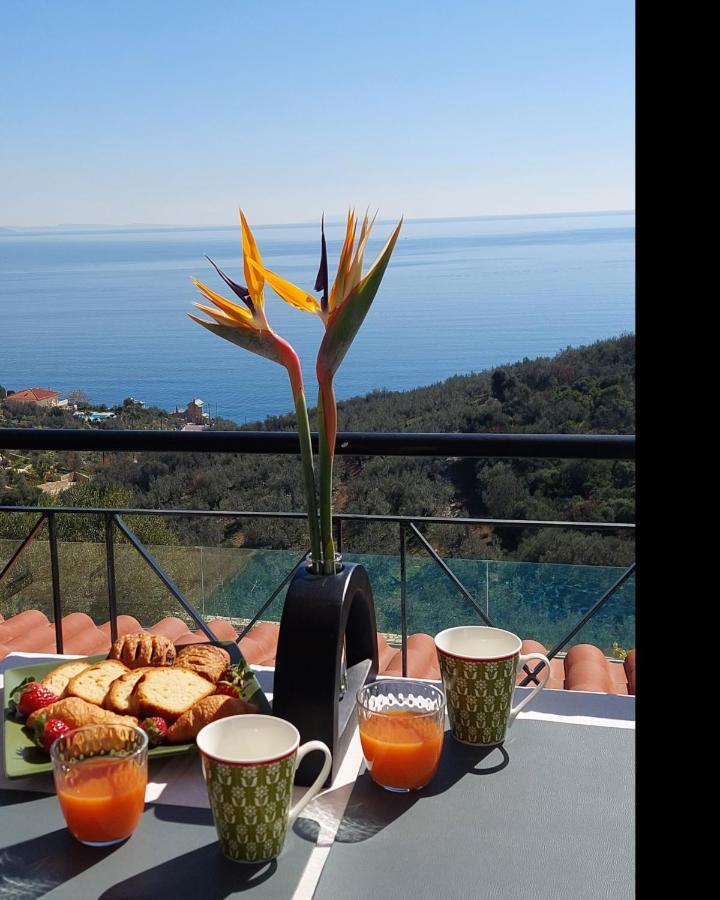 Apollo Romantic Sea View Villa Kivérion Exteriér fotografie