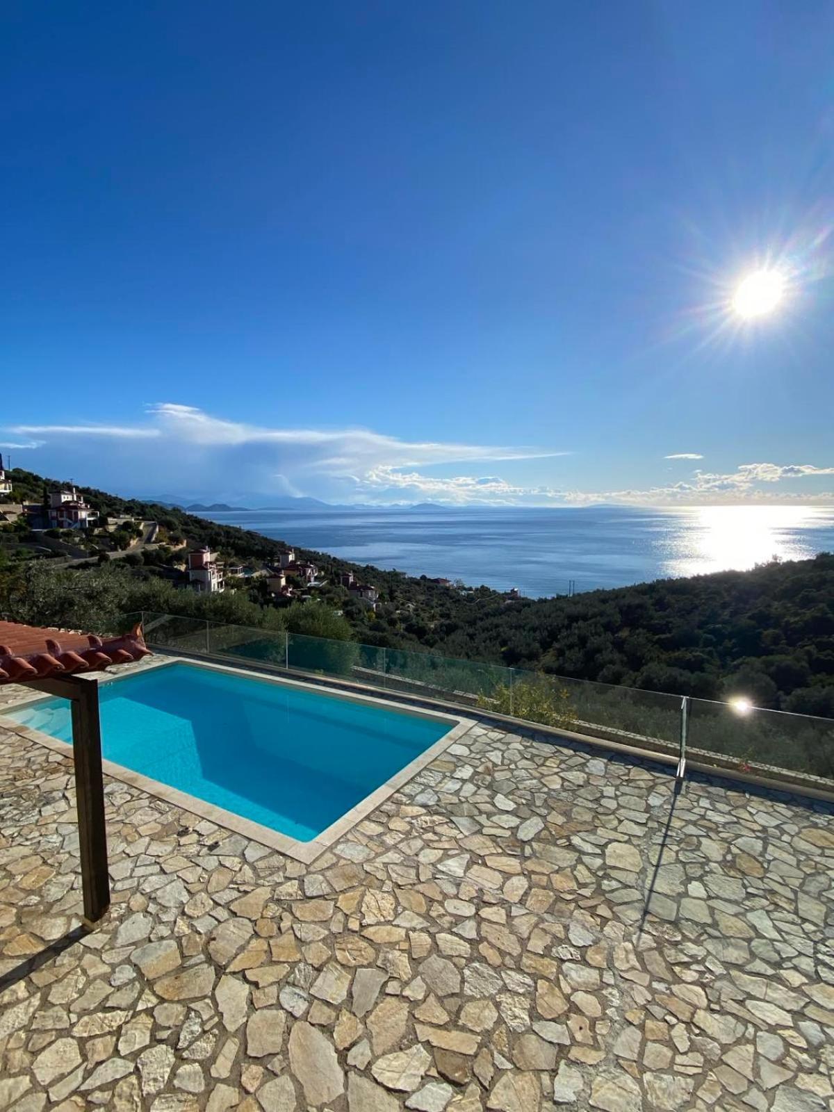 Apollo Romantic Sea View Villa Kivérion Exteriér fotografie