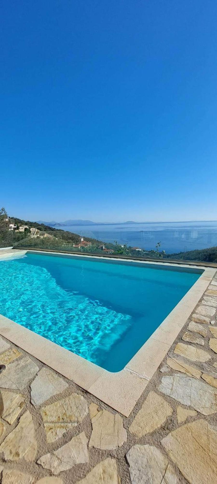 Apollo Romantic Sea View Villa Kivérion Exteriér fotografie