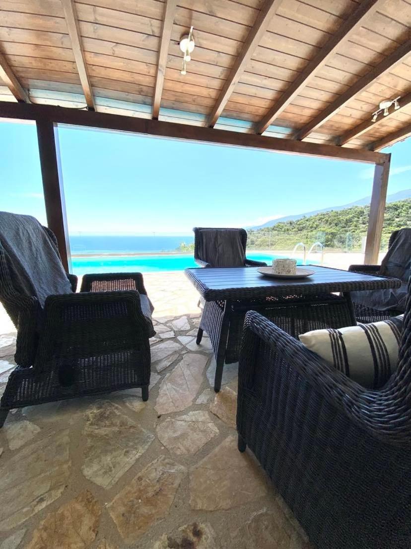 Apollo Romantic Sea View Villa Kivérion Exteriér fotografie